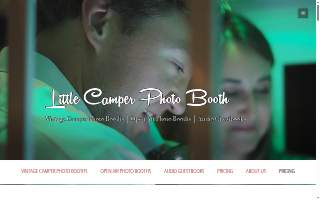 Little Camper Photo Booth website