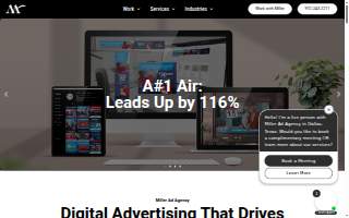 Miller Ad Agency website