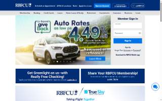 RBFCU - Plano website