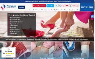Podiatry Associates of Texas website