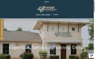 Avery Orthodontics website