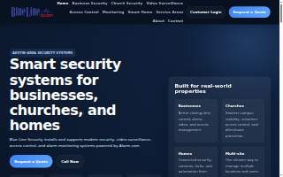 Blue Line Security website