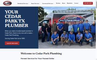 Cedar Park Plumbing website