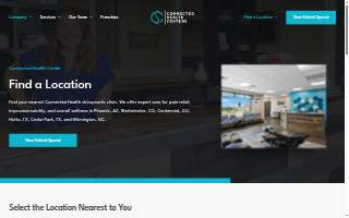 Connected Health Cedar Park website