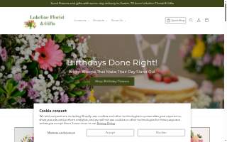 Lakeline Florist & Gifts Inc website