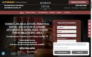 Rendon Legal, PLLC website