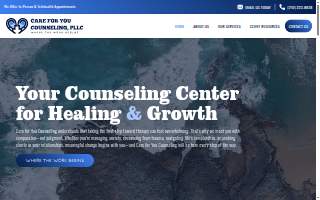 Care For You Counseling website