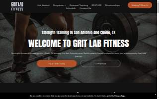 Grit Lab Fitness website