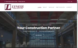 Lyness Construction LP website