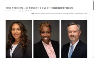 1133 Studios: Headshot and Event Photographer website