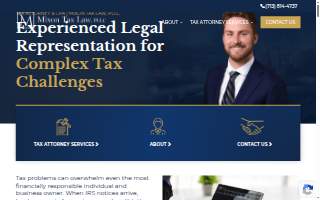 Mixon Tax Law, PLLC website