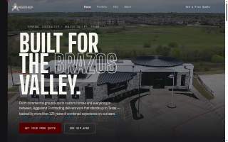 Aggieland Contracting website