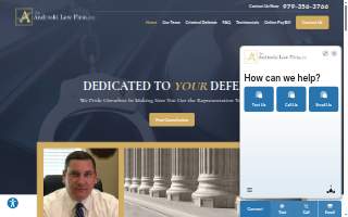 Andreski Law Firm website