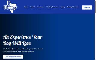 Bluebonnet Pet Ranch website