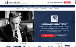 Brian Foley Law PLLC - College Station Criminal Defense Attorney - DWI Attorney website