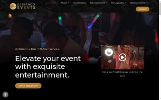DJ Franco Events website