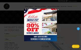 Holley's Home Interiors website