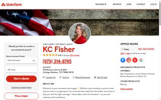 KC Fisher - State Farm Insurance Agent website