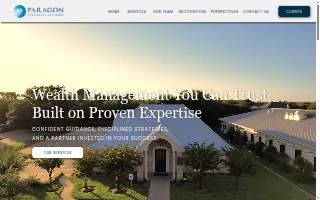 Paragon Financial Advisors website