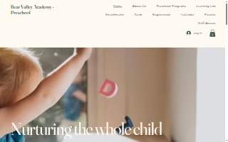Bear Valley Academy - Preschool website