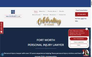 Brian Hargrove Law website