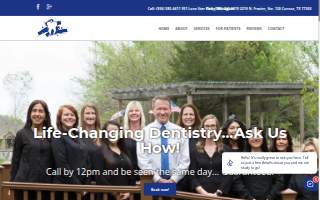 Conroe Comprehensive Dental Center website