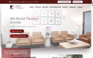 Conroe Dental Associates website