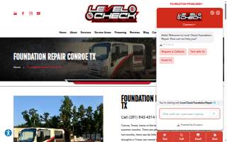 Conroe Foundation Repair website