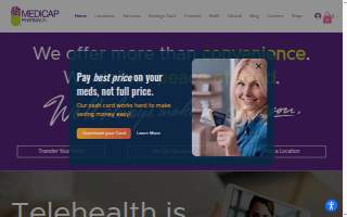 Medicap Pharmacy of Newton website