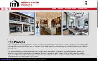 Monte Smith Designs website