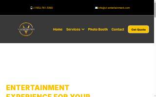 VI Entertainment of Conroe website