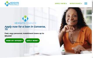 Heights Finance website