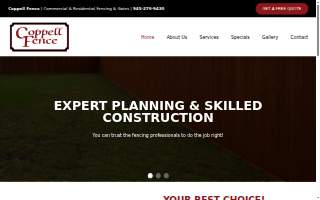 Coppell Fence website