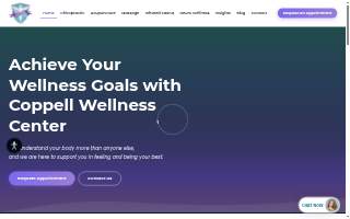 Coppell Wellness Center website