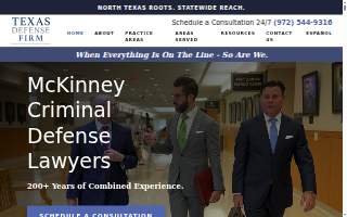 Texas Defense Firm McKinney website