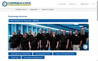 Copperas Cove Technology Building website