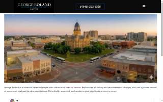 George Roland Lawyer website