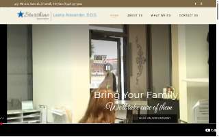 Starshine Dentistry website