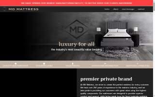 MD Mattress website