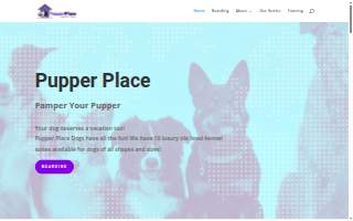 Pupper Place website