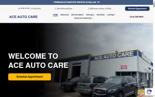 Ace Auto Care website