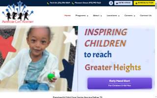 American Care Academy website