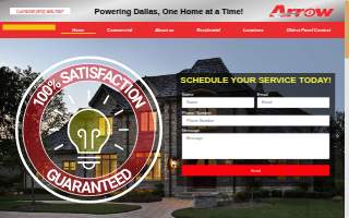 Arrow Electric of Dallas website