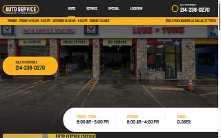 Auto Service Station website