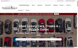 Autos of Dallas website