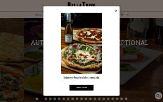 Bellatrino Pizzeria website