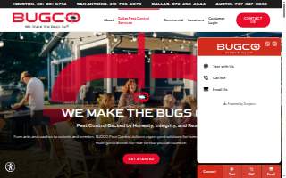 BUGCO Pest Control of Dallas website