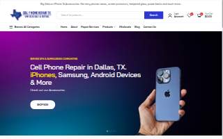 Cell Phone Repair TX website