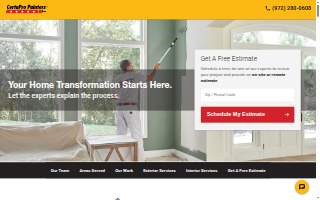 CertaPro Painters of Lewisville, Richardson, & Lake Highlands website