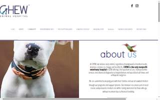 CHEW Animal Clinic website